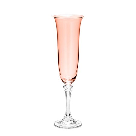 CJ 6 TAÇAS CHAMPAGNE CRISTAL ECOLÓG KLEOPATRA ROSE 175ML