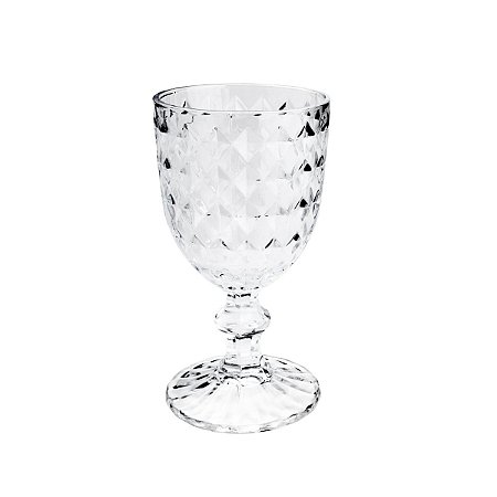 CJ 6 TAÇAS DE VIDRO P/VINHO DIAMANT 245ml