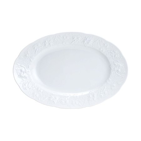 PRATO DE PORCELANA LIMOGES VENDANGE 28X19CM