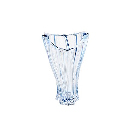 VASO DE CRISTAL PARADISE AZUL 18,5X31cm