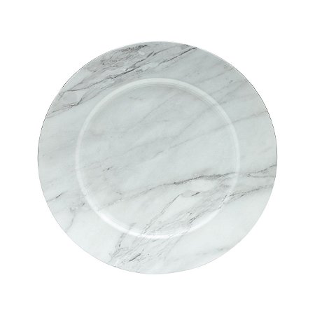 CJ 6 SOUSPLAT DE PLÁSTICO MARBLE GREY 33cm