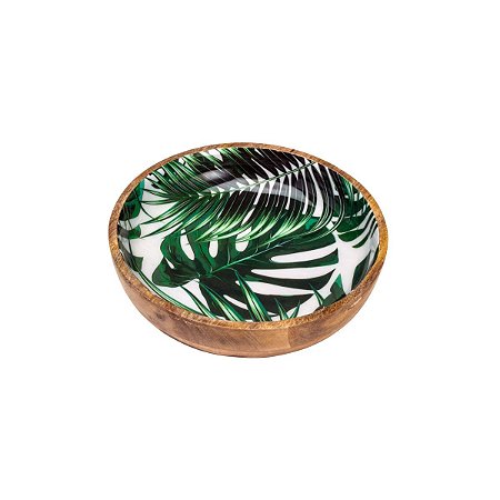 BOWL DE MADEIRA LEAFAGE 20X5cm