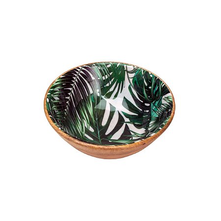 SALADEIRA DE MADEIRA LEAFAGE 25X11cm