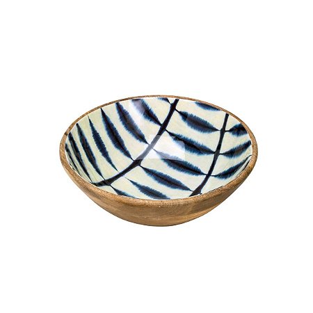 SALADEIRA DE MADEIRA BLUE 30X11cm