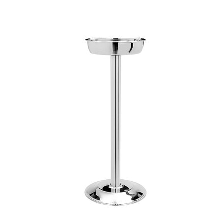SUPORTE C/PÉ DE AÇO INOX P/BALDE 20cm