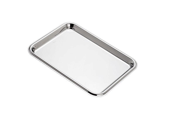BANDEJA DE AÇO INOX 43X31CM