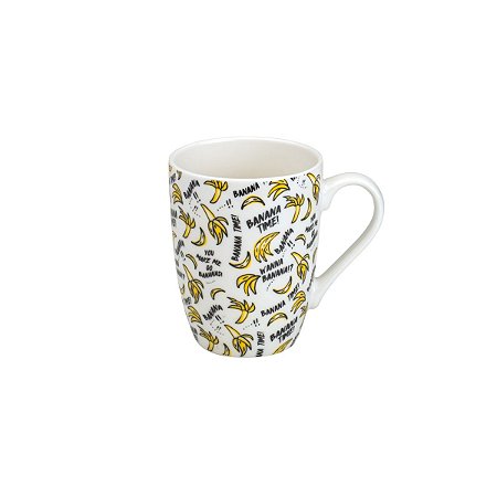 CANECA DE PORCELANA BANANA TIME 330ML