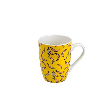 CANECA DE PORCELANA BANANAS 330ML