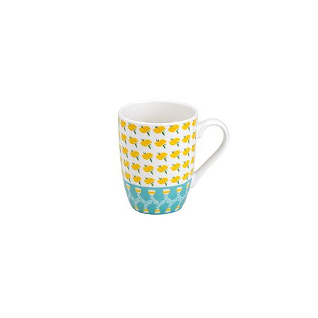 CANECA DE PORCELANA LEMONS 330ML