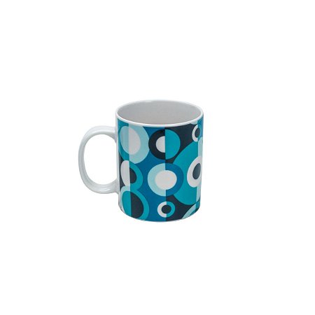 CANECA DE PORCELANA CIRCLES 330ML
