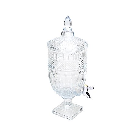 DISPENSER P/BEBIDA DE CRISTAL C/PÉ IMPERIAL 4L