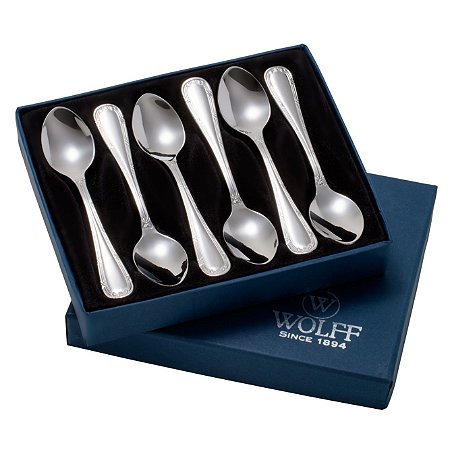 JG 6PC COLHER P/CAFÉ DE AÇO INOX CROISÉ
