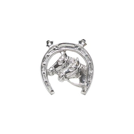 SUPORTE EM FORMA DE FERRADURA 12CM C/2 PINOS