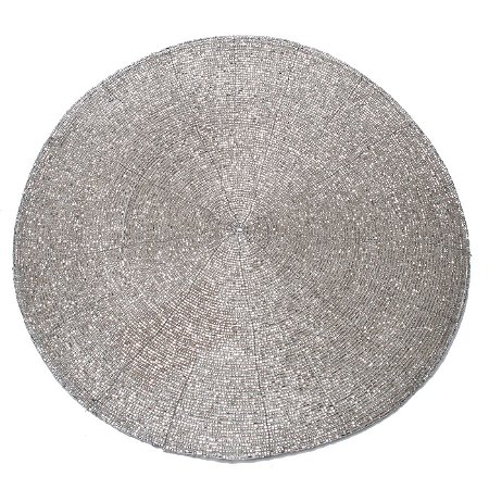 LUGAR AMERICANO DE PLÁSTICO BID SILVER 34cm