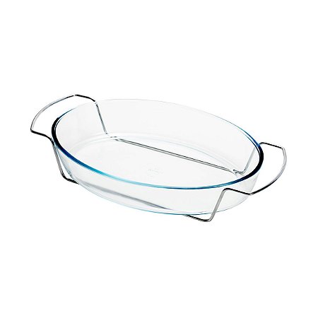 SUPORTE ARAMADO DE AÇO INOX C/REFRATÁRIO S/TAMPA 36X23CM