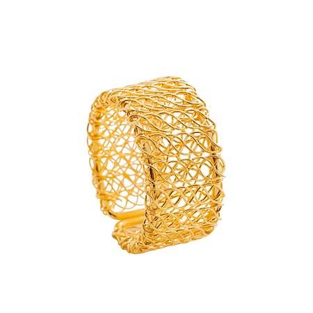 CJ 4 ANÉIS P/GUARDANAPOS METAL DOURADO 5x3x5cm