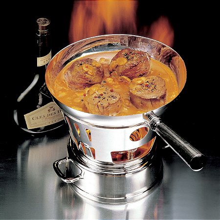FRIGIDEIRA P/RECHAUD DE PRATA MAITRE D'HOTEL 26CM
