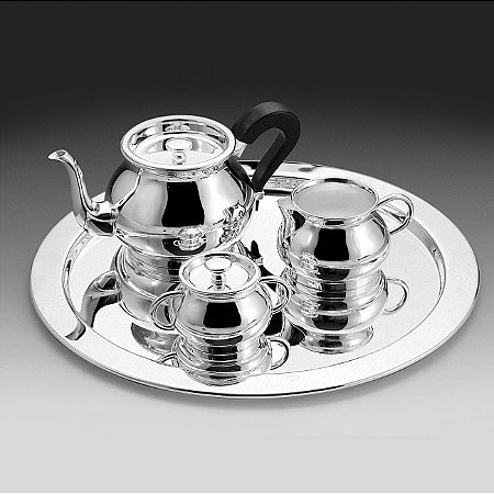 JG 4PC DE PRATA P/CAFÉ TETE-A-TETE