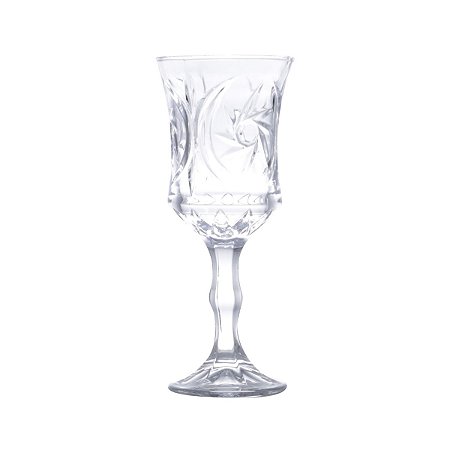 CJ 6 TAÇAS P/AGUA DE CRISTAL SUNFLOWER 200ML