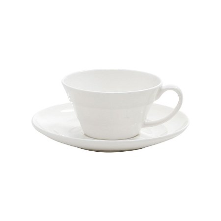 JG 6 XÍCARAS P/CHÁ C/PIRES DE PORCELANA