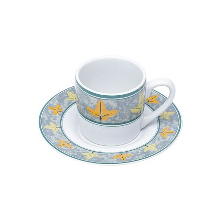 CJ 6 XÍCARAS DE CAFÉ DE PORCELANA C/PIRES VALLEY 90ML