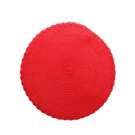 LUGAR AMERICANO POLIÉSTER VERMELHO 38cm