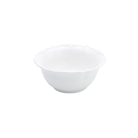 CJ 6 TIGELAS DE PORCELANA FANCY BRANCO 14X14X6CM