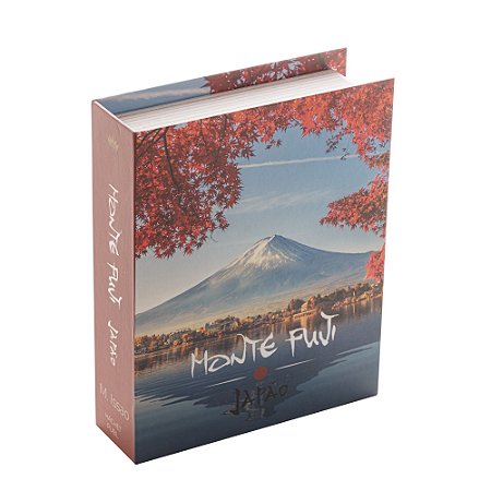 CAIXA LIVRO PAPEL RÍGIDO JAPÃO 20x16x5cm
