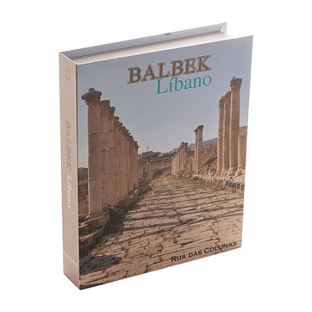 CAIXA LIVRO PAPEL RÍGIDO BALBEK 30x24x5cm
