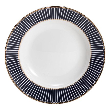 JG 6 PRATOS FUNDO DE PORCELANA