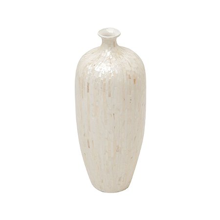 VASO ORNAMENTAL DE CERAMICA BOJUDO CARMEN - 21X21X53CM