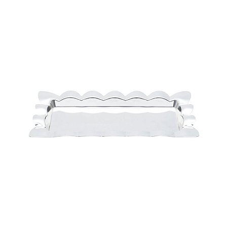 BANDEJA DE ZAMAC DECORATIVA GRACE 32X17X2,3cm