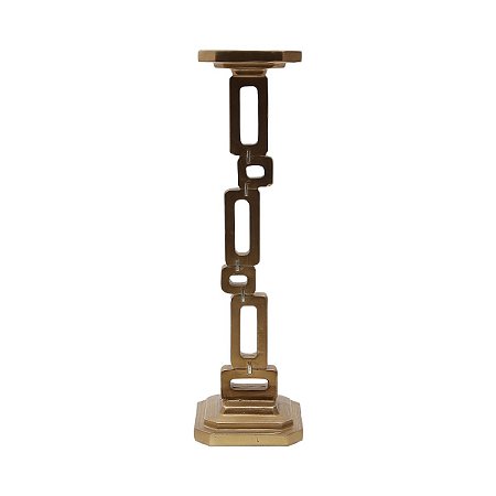CASTIÇAL DE POLIRESINA CORRENTE 36cm