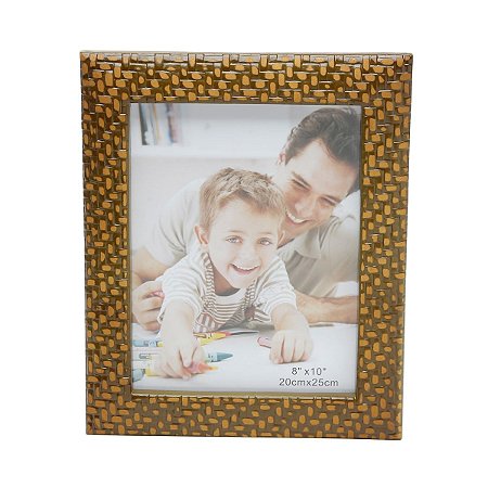 PORTA-RETRATO DE PLÁSTICO WALL RATTAN 20x25cm