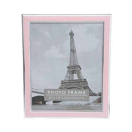 PORTA-RETRATO DE PLÁSTICO CLEAN PINK 20x25cm