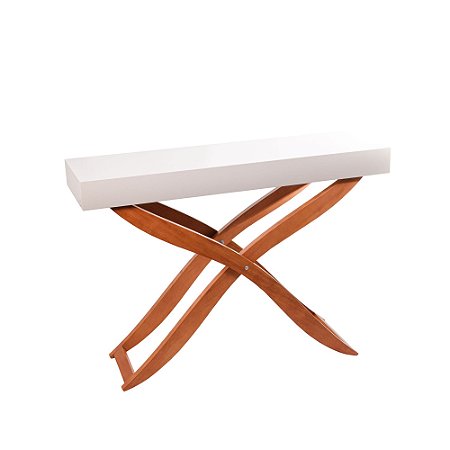 APARADOR JEQUITIBÁ LAQUEADO OFF-WHITE 120x40x83cm