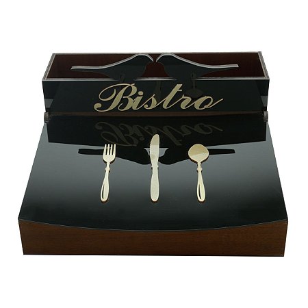 SUPORTE P/APARELHO DE JANTAR BISTRO 36X35,5X20 CM