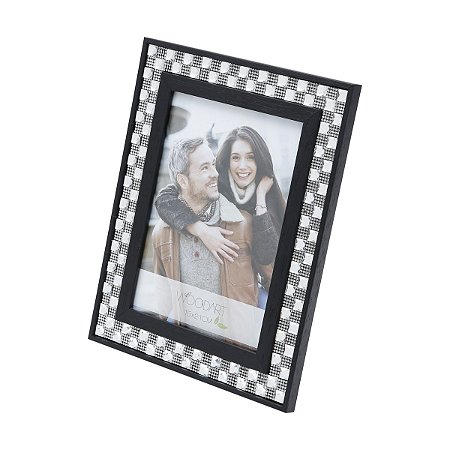 PORTA RETRATO DIAMOND PRETO 10X15
