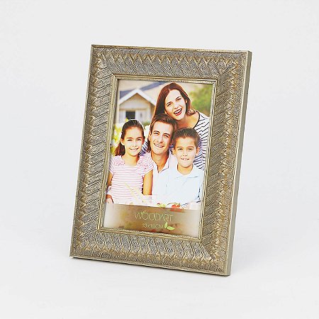 PORTA RETRATO RUSTIC PRATEADO 13X18