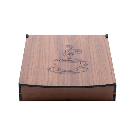 CAIXA P/16 CAPSULAS DE MADEIRA DOLCE GUSTO 24,6X27,2X6,3CM