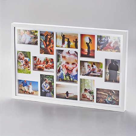 PAINEL COLLECTION PARA 14 FOTOS 10x15 E 1 FOTO 15x21 BRANCO