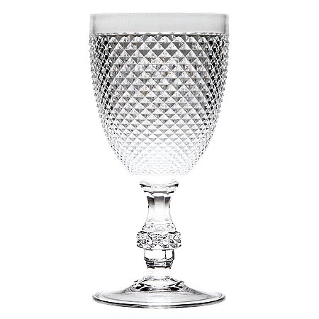 TAÇA DE ACRÍLICO BON GOURMET TRANSPARENTE 350ML JG 6