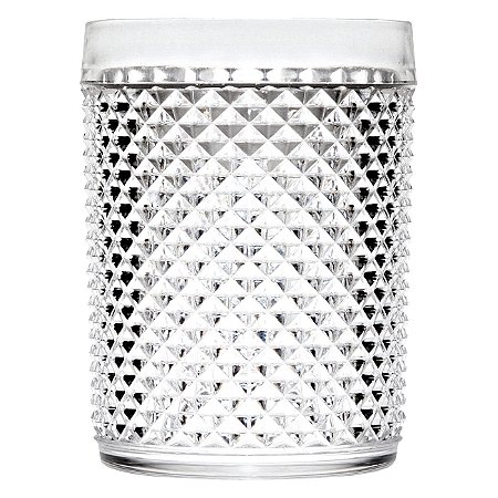 COPO WHISKY DE ACRÍLICO BON BOURMET TRANSPARENTE 420ML JG 6