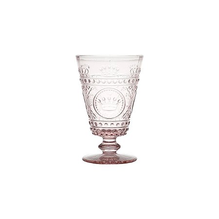JG. 6 TAÇAS P/ ÁGUA CROWN PINK 430ML