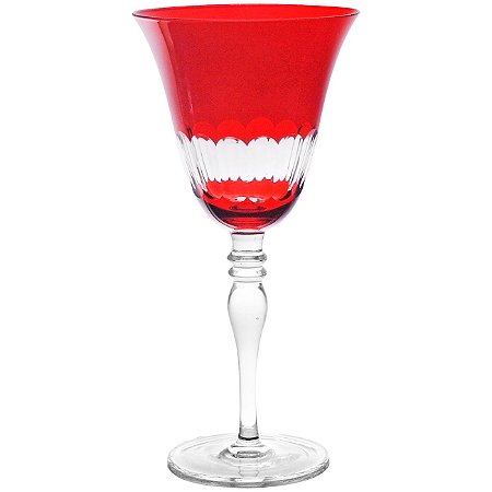 JG 6 TAÇAS FINGER P/ ÁGUA RED 400ML
