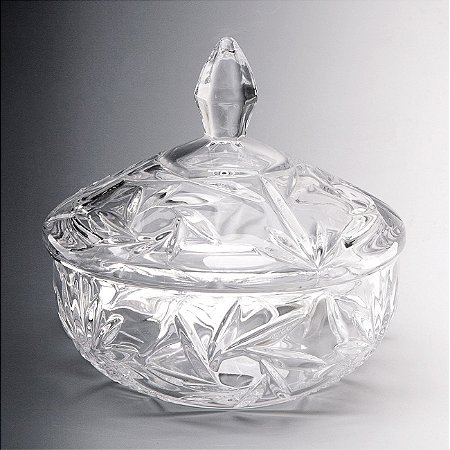 POTICHE DECORATIVO DE CRISTAL ECOLÓGICO PINWHEEL 15cm
