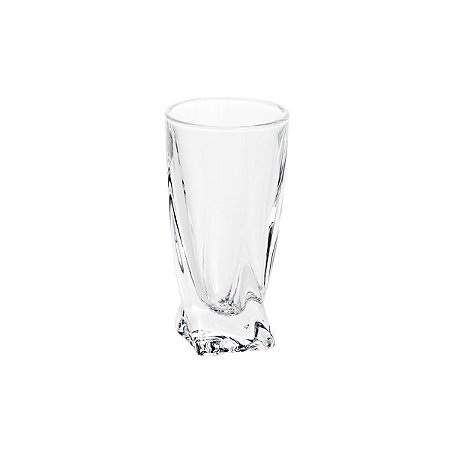 CJ 6 COPOS P/LICOR DE CRISTAL ECOLÓGICO QUADRO 50ML