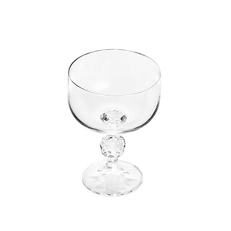 CJ 6 TAÇAS P/SORVETE DE CRISTAL ECOLÓGICO KLAUDIE 280ML