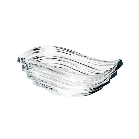 CENTRO DE MESA DE CRISTAL ECOLÓGICO WAVE 30,5CM