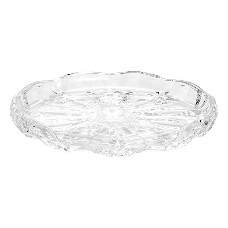 CJ 6 PRATOS P/BOLO DE CRISTAL LOUISE 18CM